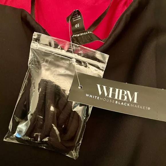 NWT WHBM Asymmetrical Hem Bustier. Medium. Glamorous!! Size 10. - Picture 13 of 13